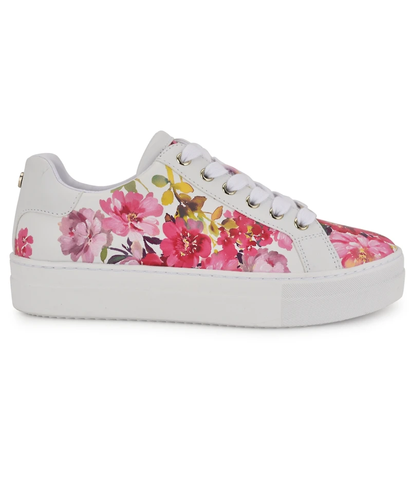 Nine West Women's Gatspy Lace-Up Platform Sneakers