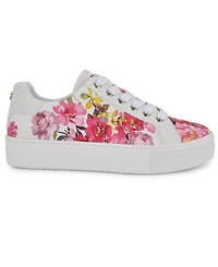 Nine West Women's Gatspy Lace-Up Platform Sneakers