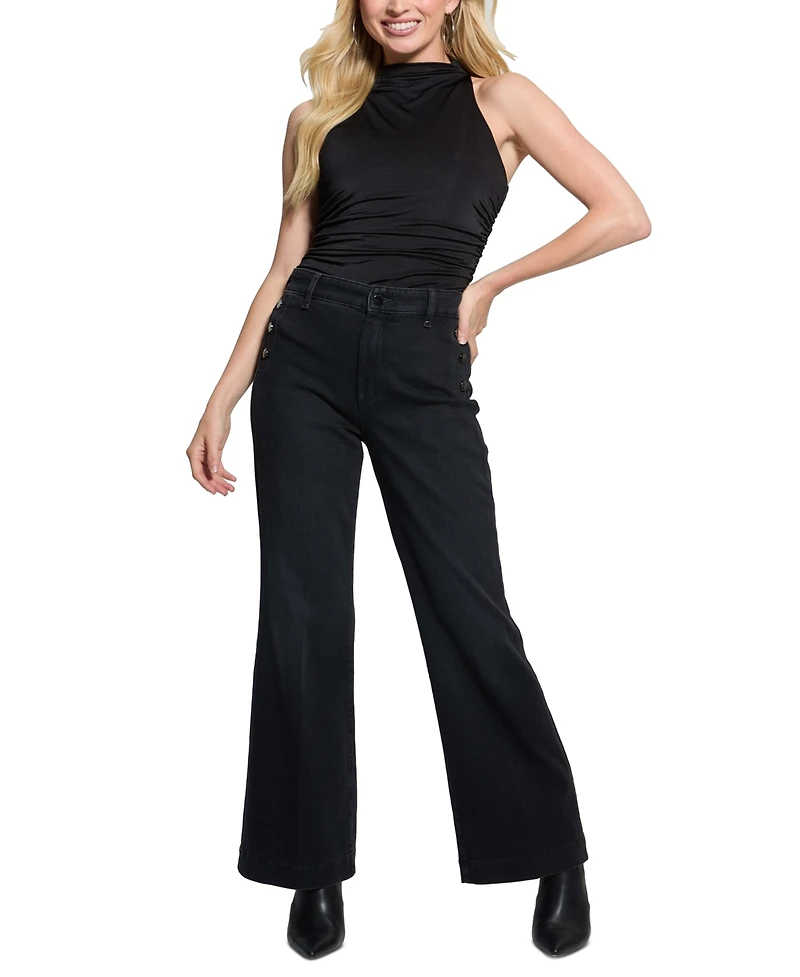 Guess Women's Faye Sailor Flared Jeans