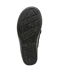 LifeStride Women's Smile 3 Washable Slide Wedge Sandals