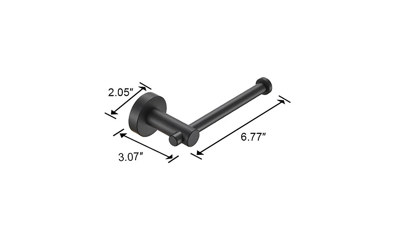 Slickblue Bathroom Hardware Set Towel Bar, Toilet Paper Holder, and Hooks for Modern Decor