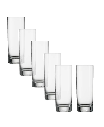 Stolzle Lausitz New York Bar Highball Glasses, Set of 6