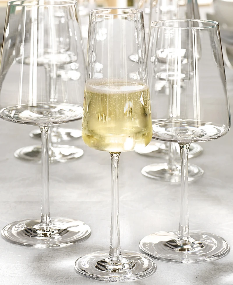 Stolzle Lausitz Power Champagne Flutes, Set of 4