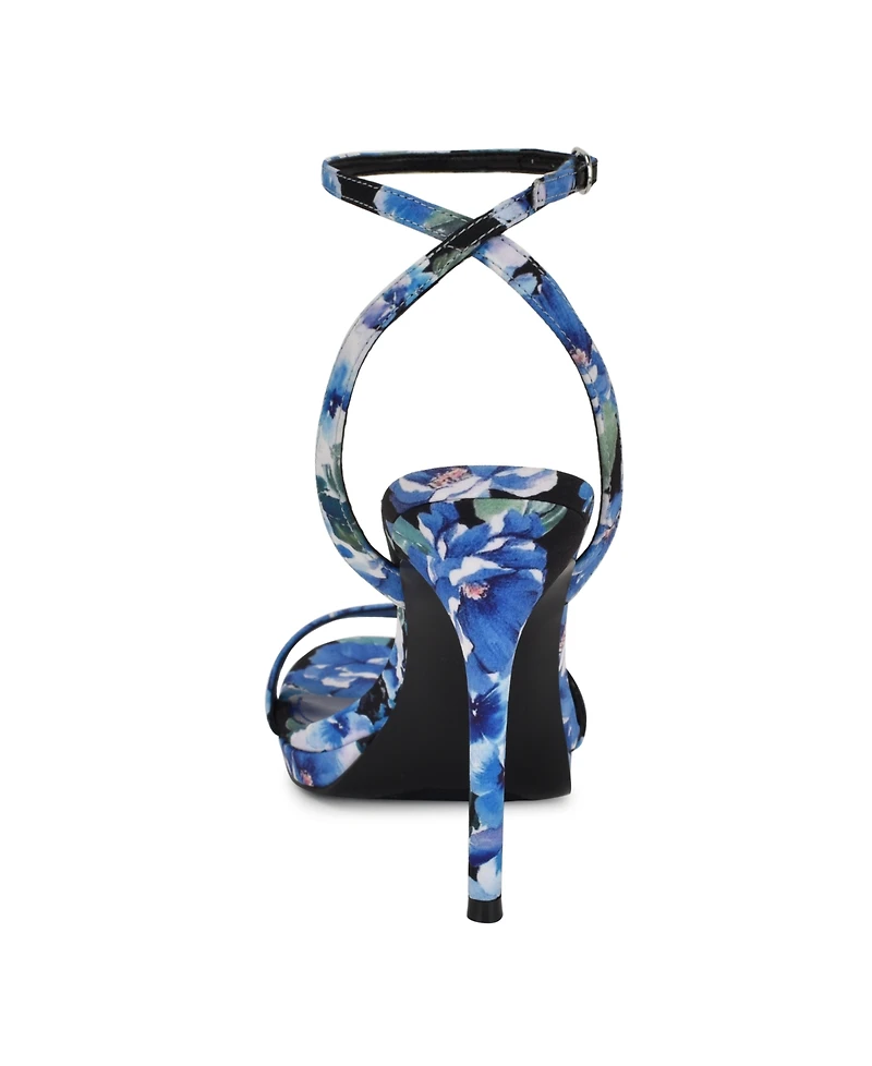 Nine West Women's Loola Ankle Strap High Stiletto Sandals