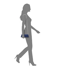 Nina Curved Flap Slim Magnetic Clutch