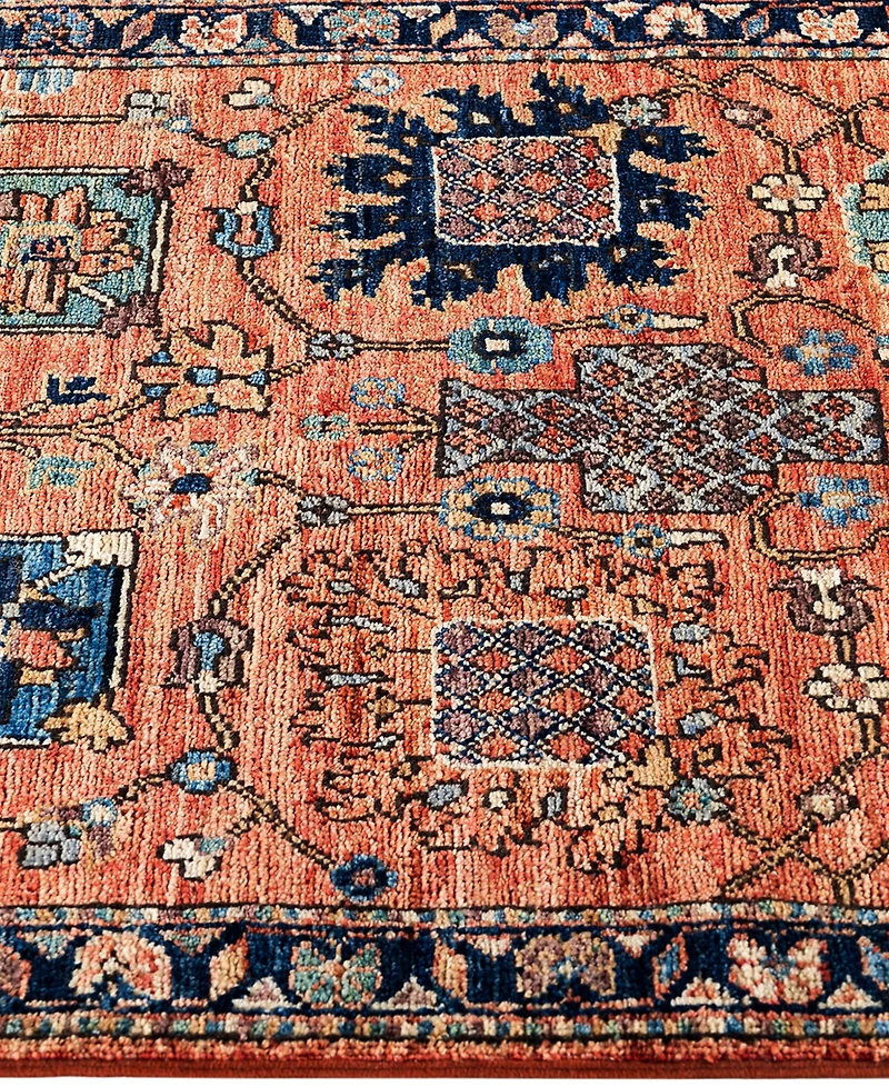 Adorn Hand Woven Rugs Serapi M1999 2'7"x8' Runner Area Rug