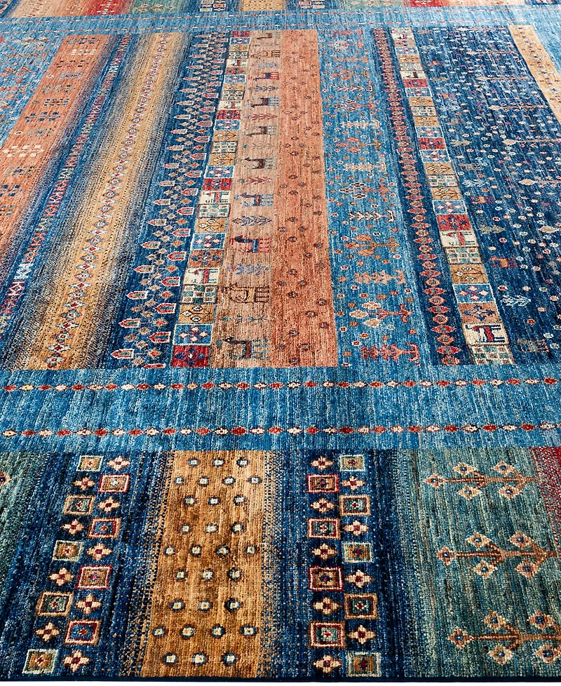 Adorn Hand Woven Rugs Tribal M1999 9'2"x11'8" Area Rug