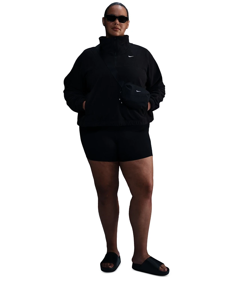 Nike Plus Size One Therma-fit 1/2-Zip Fleece Top