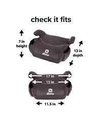 Diono Toddler Solana - Pack of 2 Backless Booster Car Seats