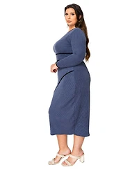 L I V D Plus Elora Sweater Dress