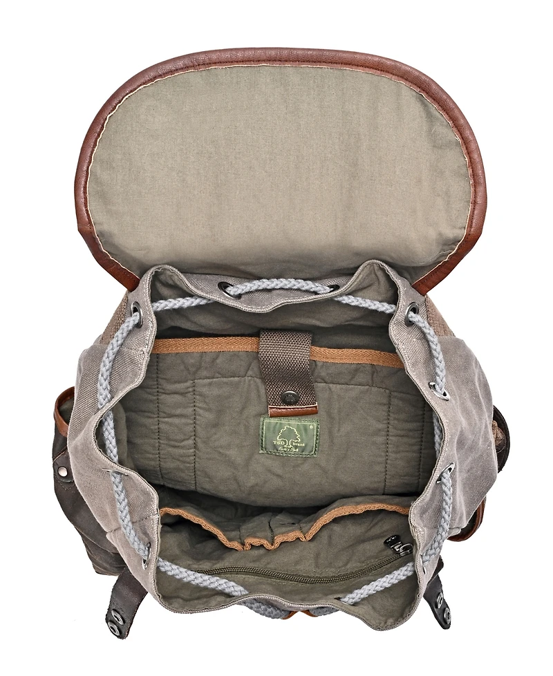 Tsd Brand Tapa Canvas Backpack