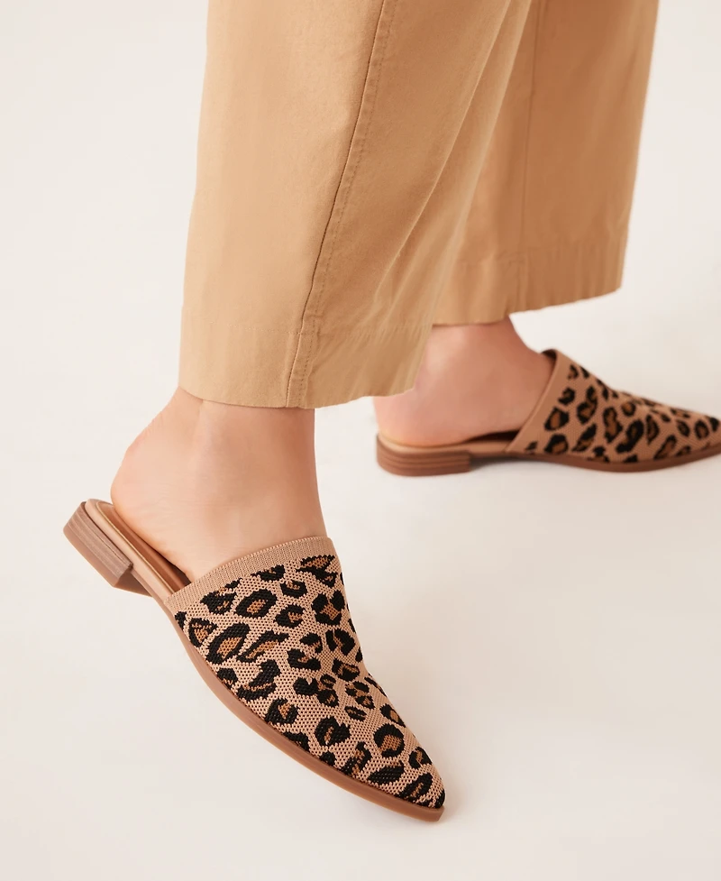 Anne Klein Women's Vassar Pointed Toe Knit Mules