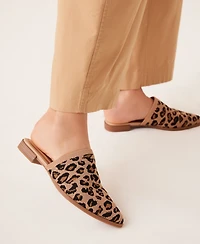 Anne Klein Women's Vassar Pointed Toe Knit Mules