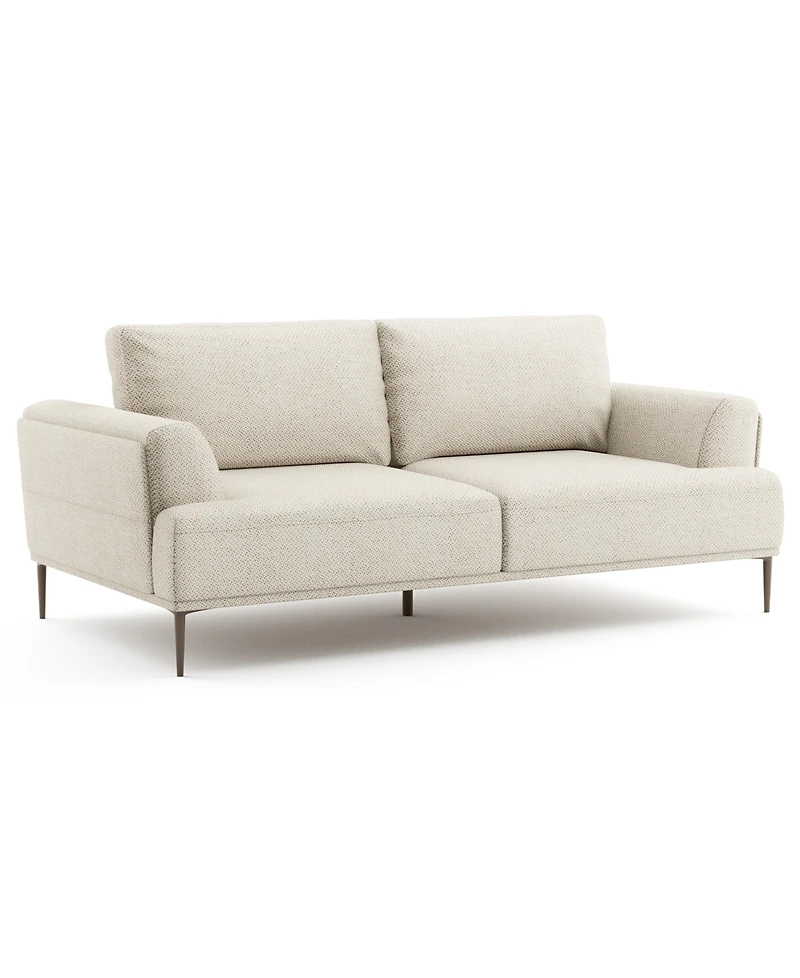 Furniture of America 81" Orlandi Chenille Flared Arm Sofa