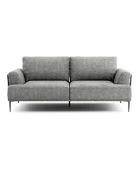 Furniture of America 81" Orlandi Chenille Flared Arm Sofa