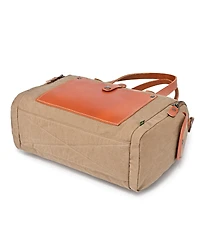 Tsd Brand Super Horse Canvas Satchel Bag