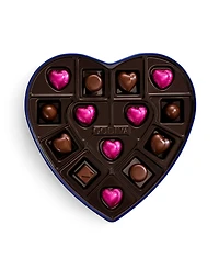 Godiva Valentine's Day Assorted Dark Chocolates Heart Tin, 14 Pieces