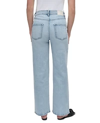 Dkny Jeans Women's High-Rise Tailored Wide-Leg