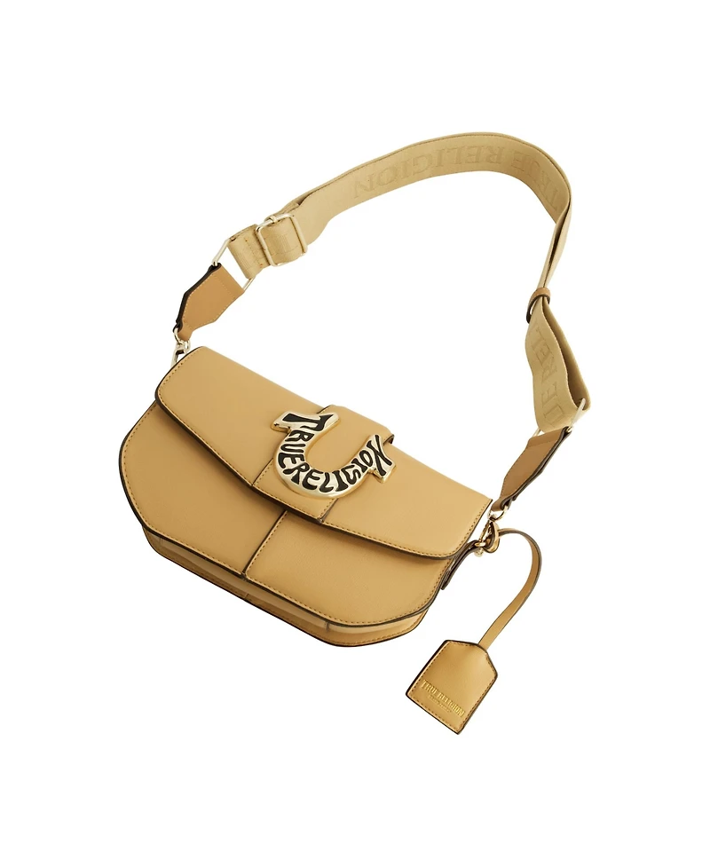 True Religion Shoulder Bag with Signature Logo Accent