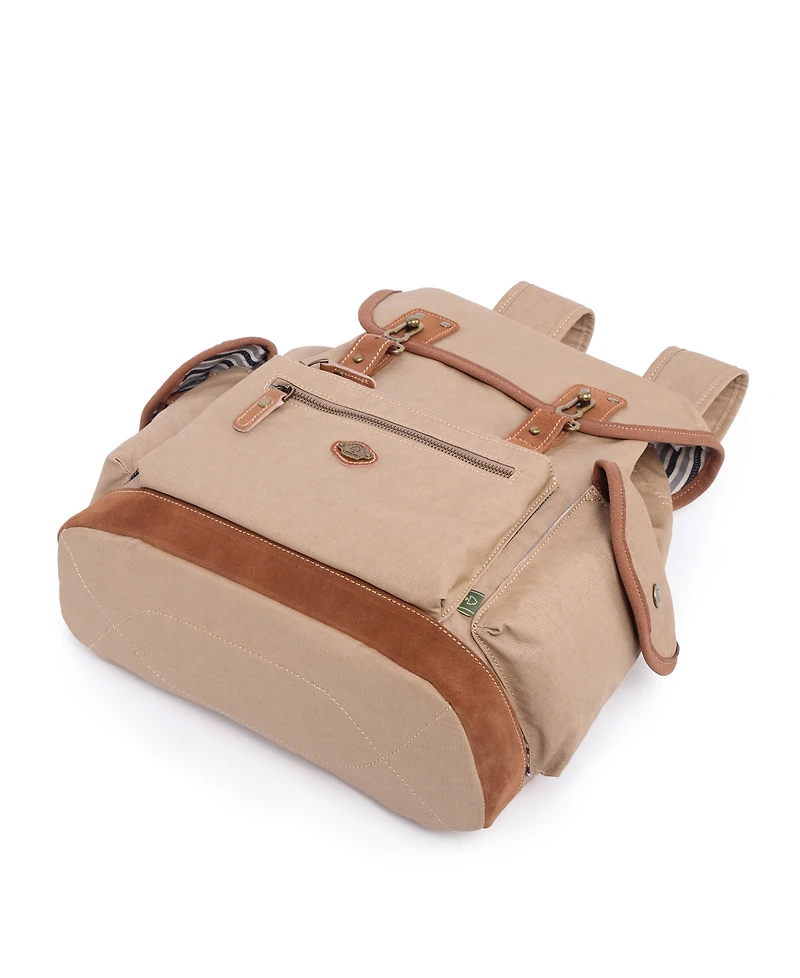 Tsd Brand Dolphin Canvas Backpack