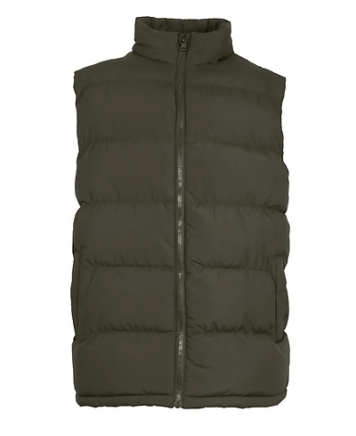 Spire By Galaxy Men's Modern Fit Heavyweight Puffer Bubble Vest