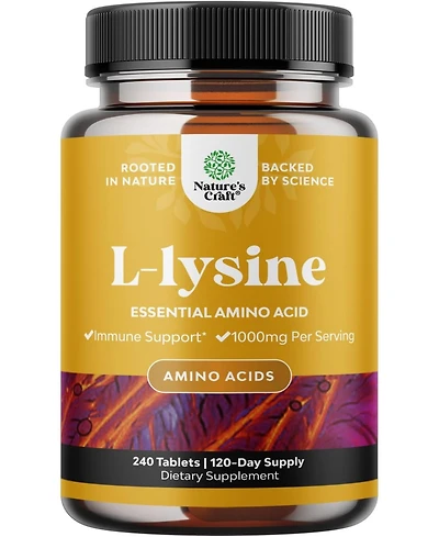 Lysine Tablets, Nature's Craft, 240ct