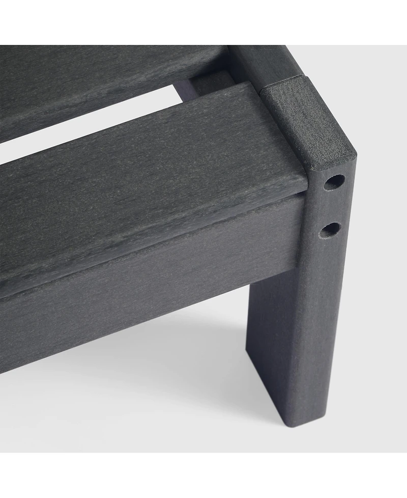 Outdoor Patio Hdpe Deep Seating Sectional Loveseat