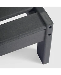 Outdoor Patio Hdpe Deep Seating Sectional Loveseat