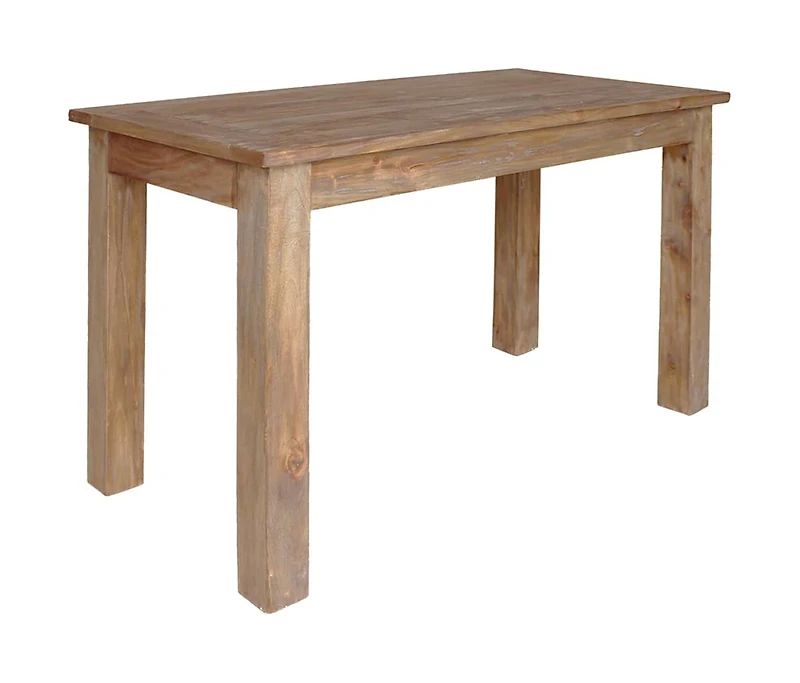 vidaXL Dining Table Solid Mahogany Wood 47.2"x23.6"x30.3"