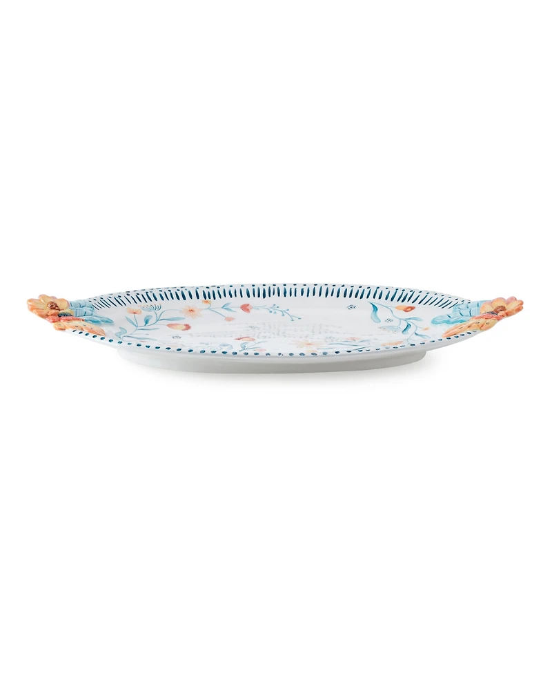 Fitz and Floyd Gracie Platter with Handles