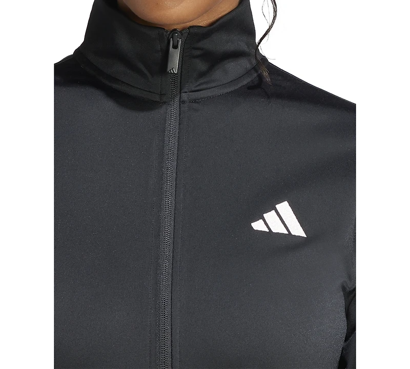adidas Women's Tricot 3-Stripes Track Jacket