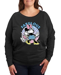 Hybrid Apparel Plus Disney Minnie Mouse Fabulous Graphic Pullover T-shirt
