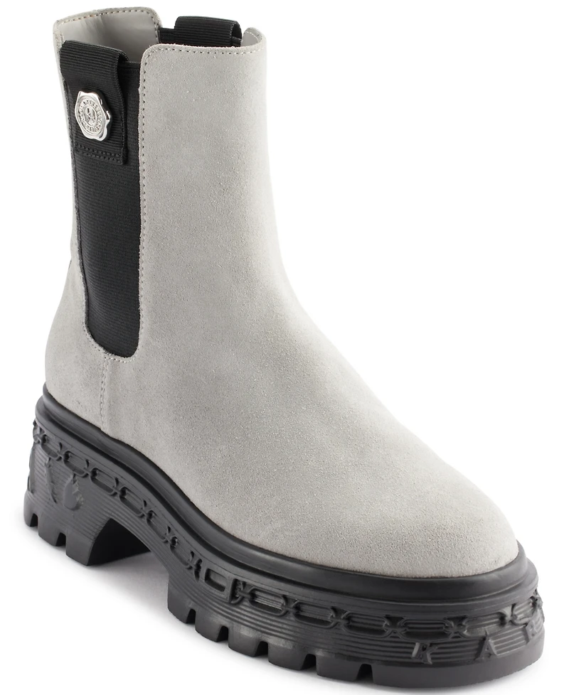 Karl Lagerfeld Paris Women's Londyn Chelsea Almond Toe Booties