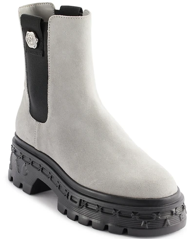 Karl Lagerfeld Paris Women's Londyn Chelsea Almond Toe Booties