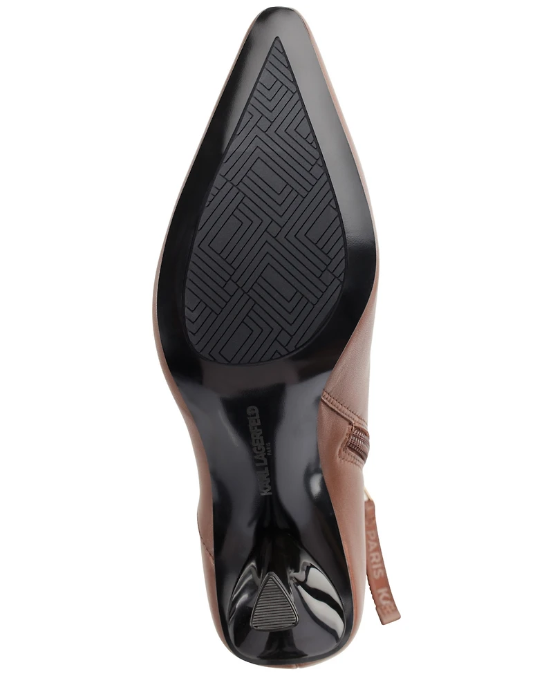 Karl Lagerfeld Paris Women's Karly Stiletto Heeled Booties