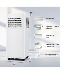 8000 Btu Portable Air Conditioner 3 in 1 Ac Unit with Fan and Dehumidifier