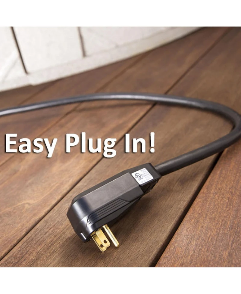 LifeSmart Key Largo Hot Tub Spa with 110 Volt Plug and Play and Led Light, Taupe