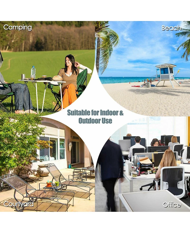 Gouun Outdoor Folding Camping Bed for Sleeping Hiking Travel