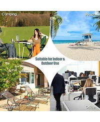 Gouun Outdoor Folding Camping Bed for Sleeping Hiking Travel