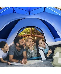 Gouun 2-in-1 4 Person Instant Pop-up Waterproof Camping Tent