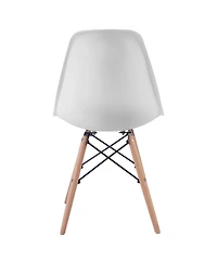 Gouun Set of 2 Mid-Century Modern Dsw Dining Side Chair