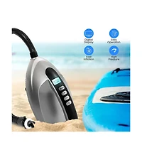 SereneLife Electric Air Pump Inflator with Digital Lcd, 16 Psi