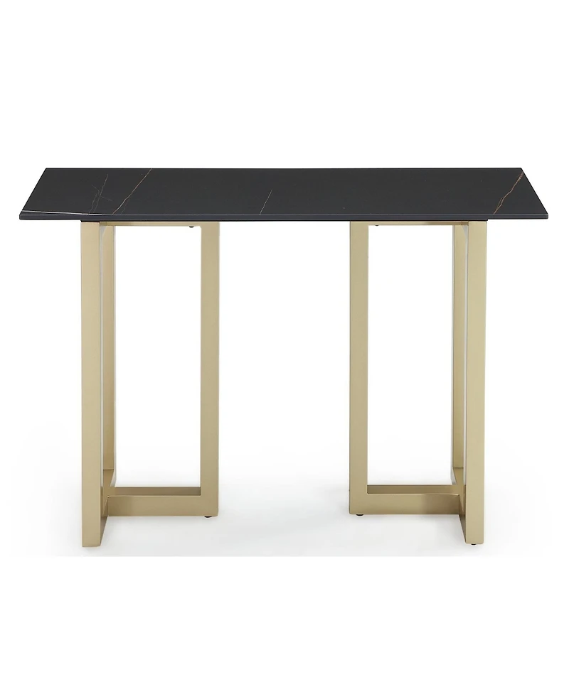 Furniture Emila 54" Sintered Stone Mix and Match Console Table