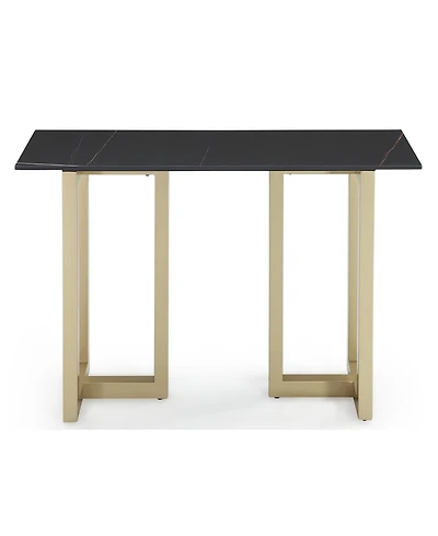 Furniture Emila 54" Sintered Stone Mix and Match Console Table