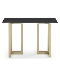 Furniture Emila 54" Sintered Stone Mix and Match Console Table