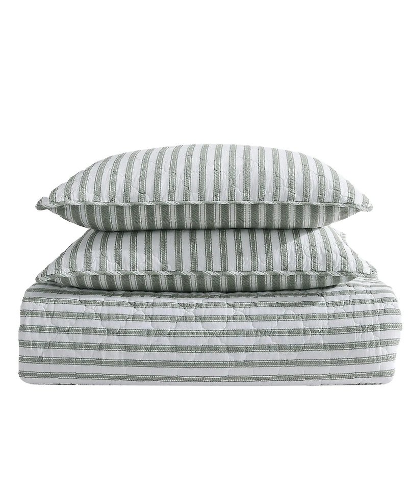 Stone Cottage Stone Cottage-Willow Way Ticking Stripe Quilt-Sham Set