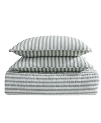 Stone Cottage Stone Cottage-Willow Way Ticking Stripe Quilt-Sham Set