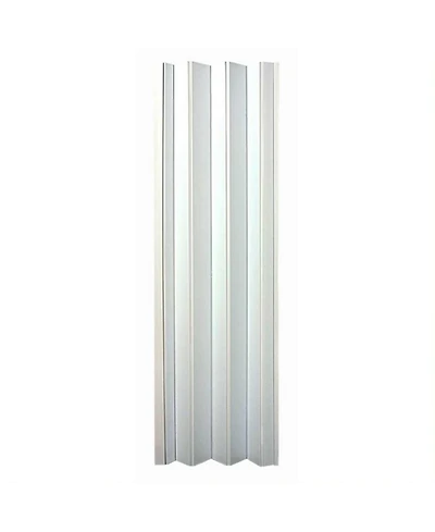 Ltl Home Products OAKMT4880HEC Oakmont Wooden Style Vinyl Accordion Door, White