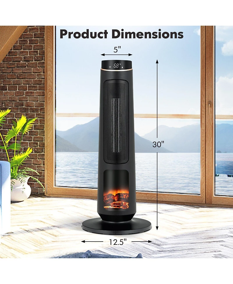 Gouun 1500W Ptc Fast Heating Space Heater for Indoor Use