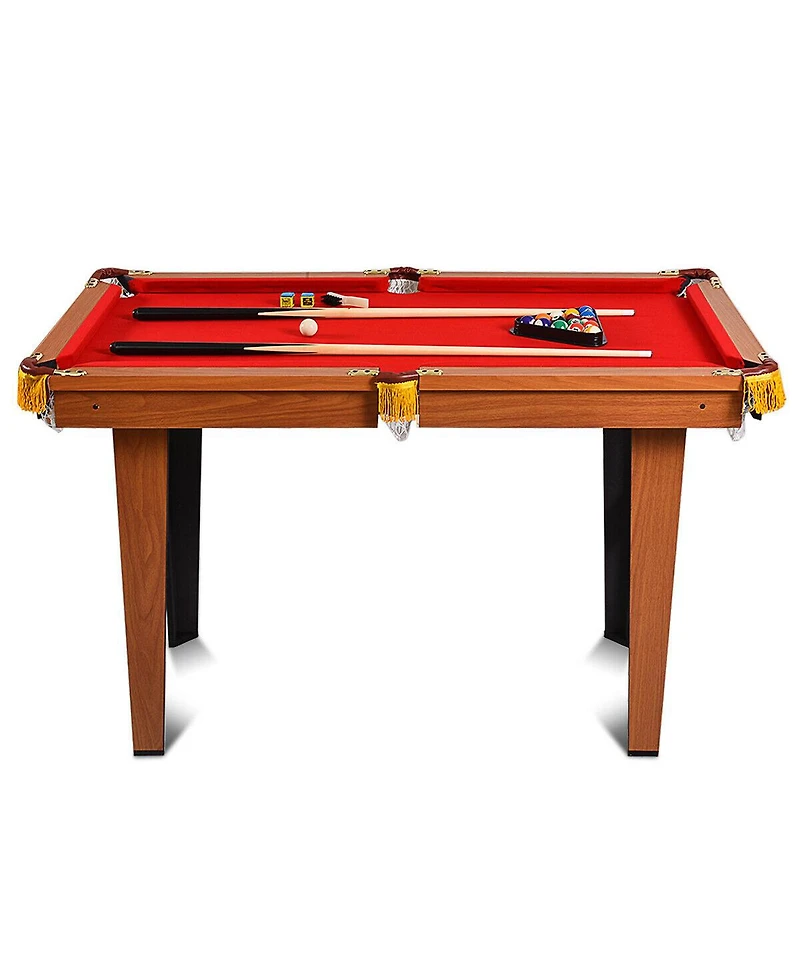 Gouun 48 Inch Mini Table Top Pool Table Game Billiard Set